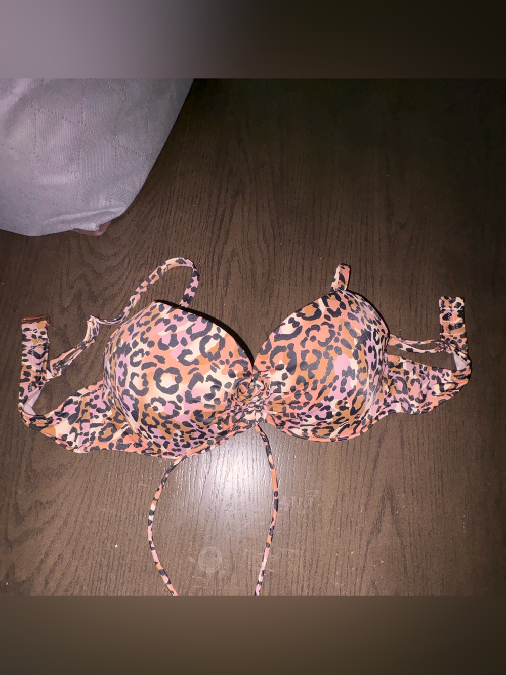 Shade & Shore Leopard Bikini Top